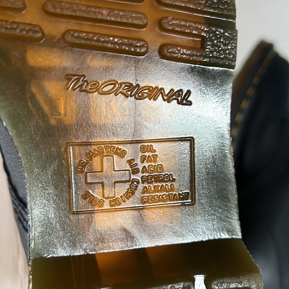 DOC MARTENS 1460 VONDA FLORAL LEATHER LACE UP BOOTS Size 6 - Picture 9 of 11